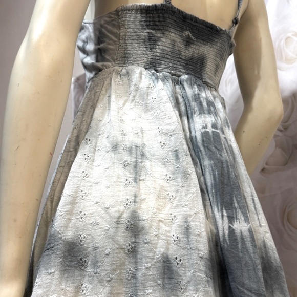 Goa beachwear by Japan Tie dye asymmetrical dress SizE Small - Picture 3 of 13